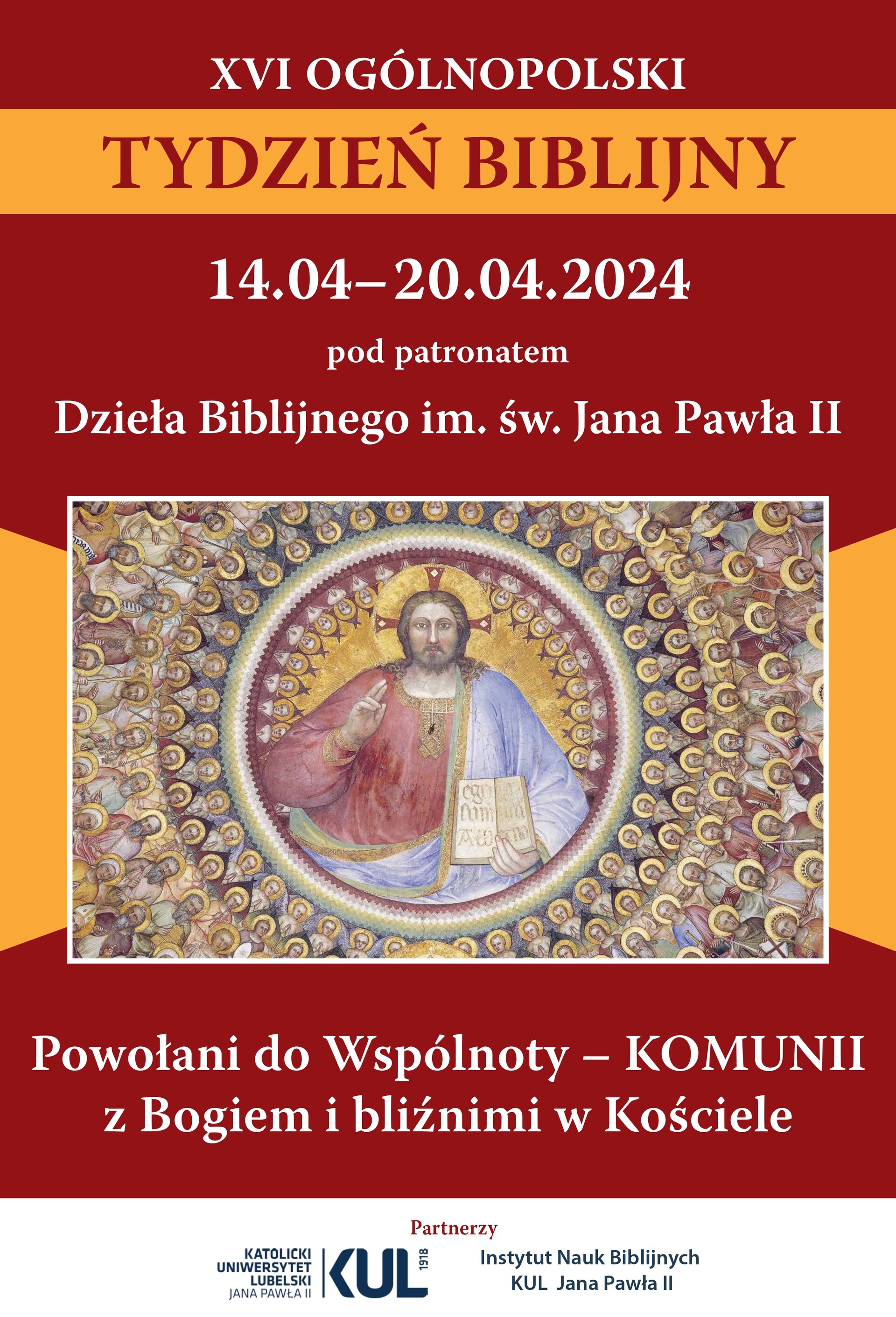 Tydzień Biblijny, 14-20 kwietnia 2024 roku / Wiadomości / Papieski Wydział  Teologiczny we Wrocławiu