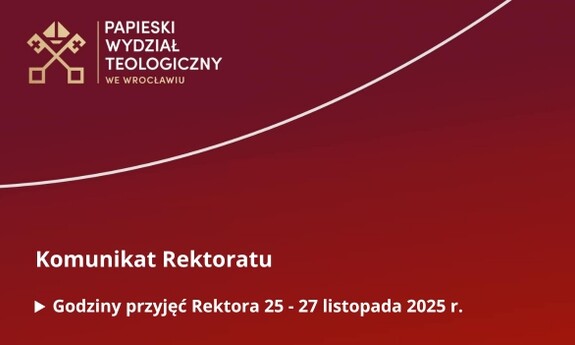 Godziny przyjęć Księdza Rektora 25-27 listopada br.