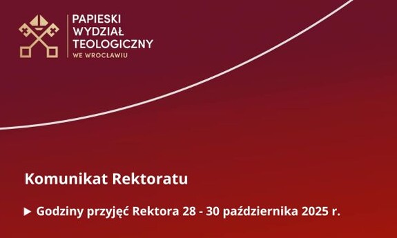Godziny przyjęć przez Rektora w dniach 28-30.10.2025 r.